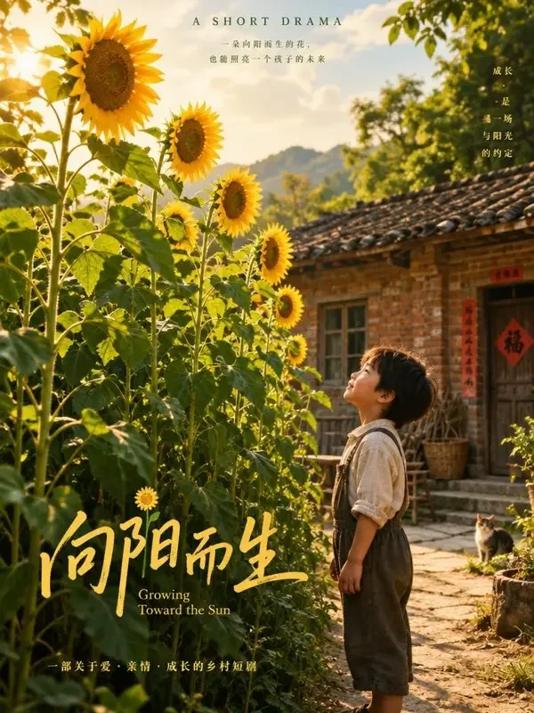 《老屋门前的向日葵》- 红果短剧亲情治愈短剧封面