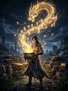 红果短剧_高武：我的废品站连接上古_AI奇幻漫剧高清全集在线观看